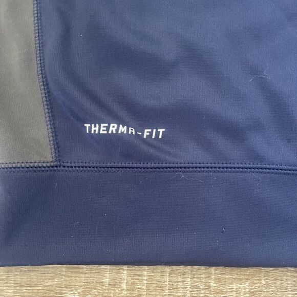 Nike Therma Fit Activewear Crewneck Sweatshirt Blue Small Pullover Therma-Fit - Picture 12 of 16